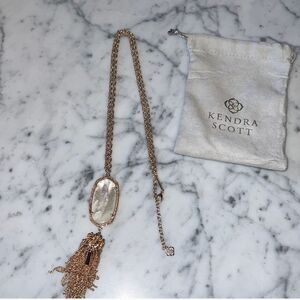 Kendra Scott Rose Gold and MOP stone Rayne Style Necklace!!! NWOT!!!